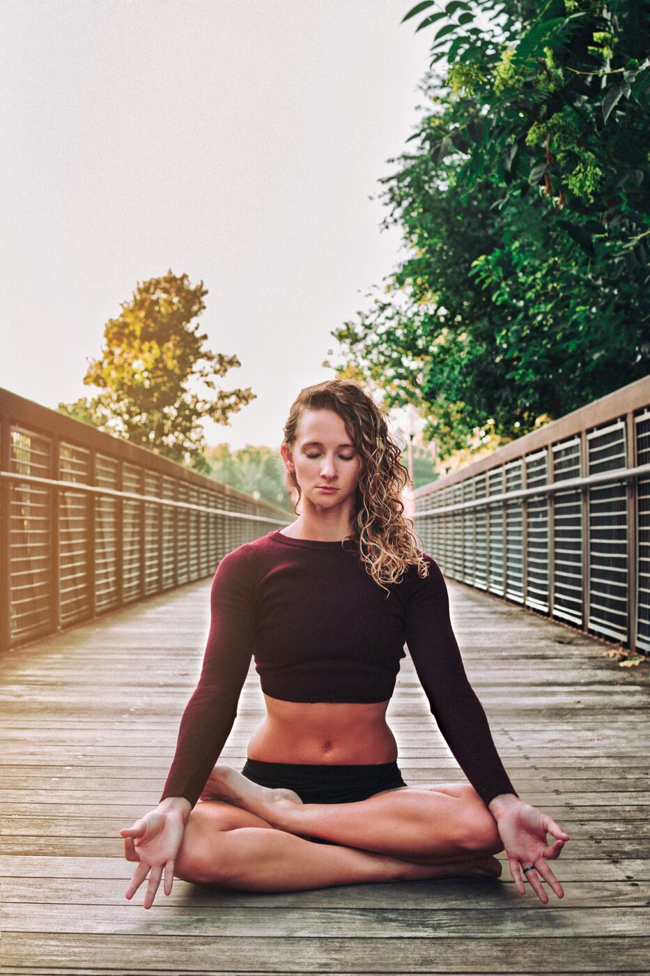 Lifestyle portrait, yoga
