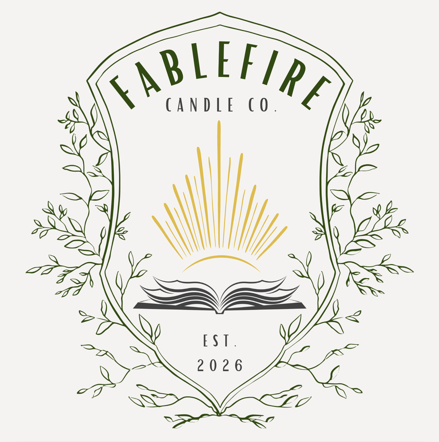 FableFire Candle Co. logo