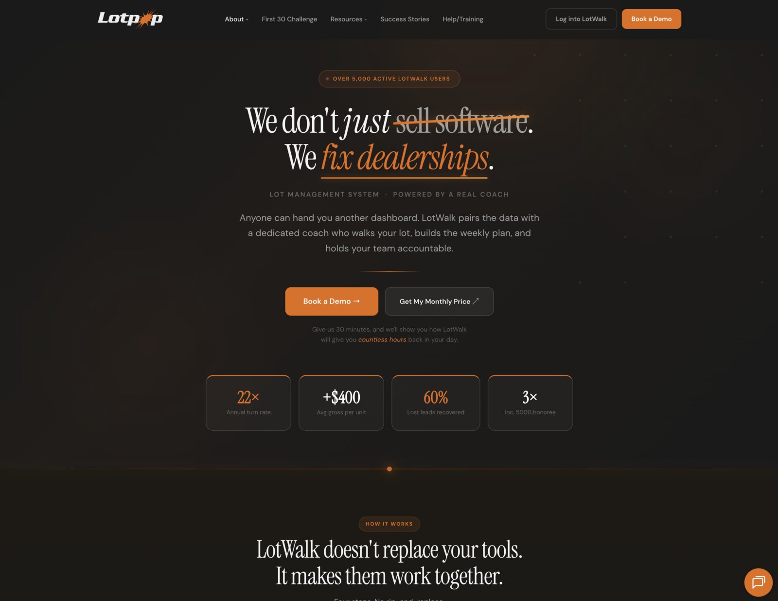 Lotpop website preview